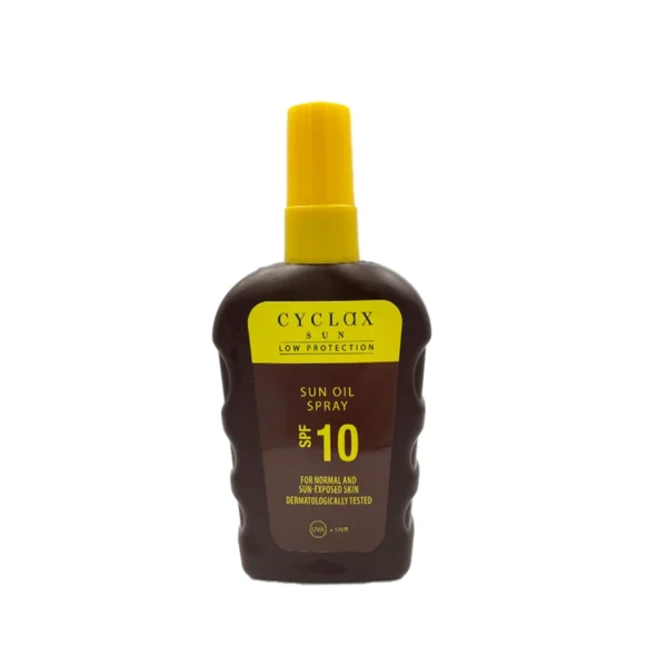 Cyclax Sun Oil Spray SPF 10 - 100ml Travel Size