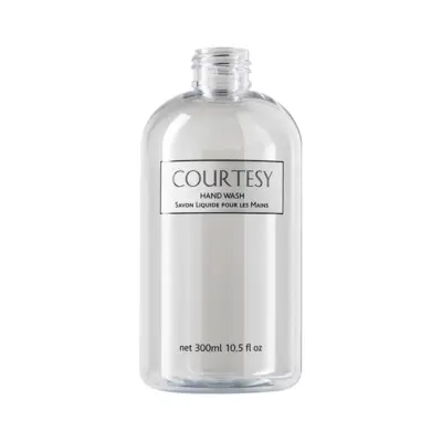 Courtesy Empty Printed 300ml Bottle Hand Wash Label