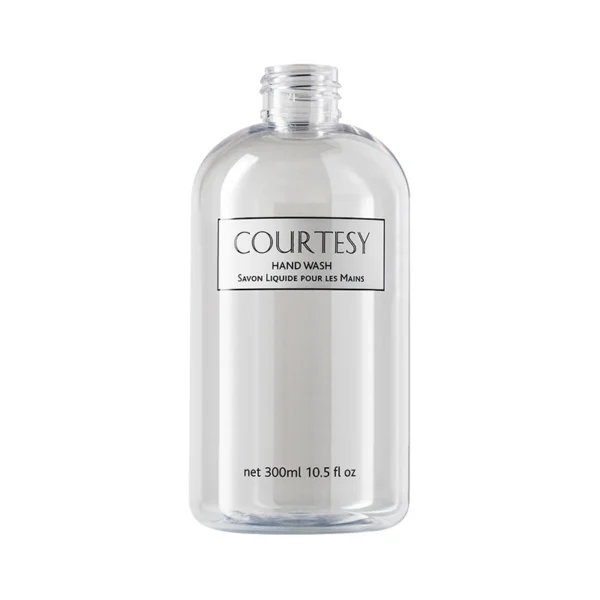 Courtesy Empty Printed 300ml Bottle Hand Wash Label