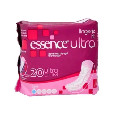 Essence Ultra Lingerie Fit Pantyliners 20 Pack - Advanced Dry-Gel Technology & Discreet Comfort