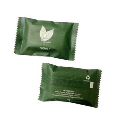 Green Tea Soap 15g | Individually Wrapped Hygiene Soap