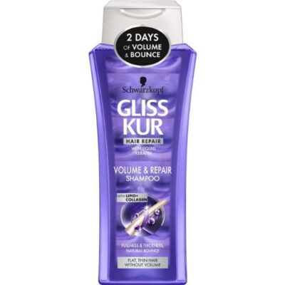 Schwarzkopf Gliss Volume and Repair Hair Shampoo 250ml