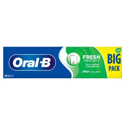 Oral-B Fresh Protect Toothpaste – Cool Mint 100ml | Big Pack