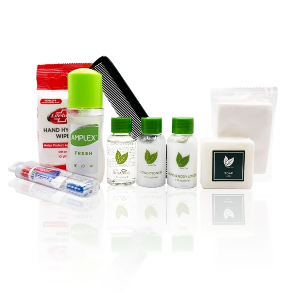 Unisex Green Tea Travel Toiletry Pack