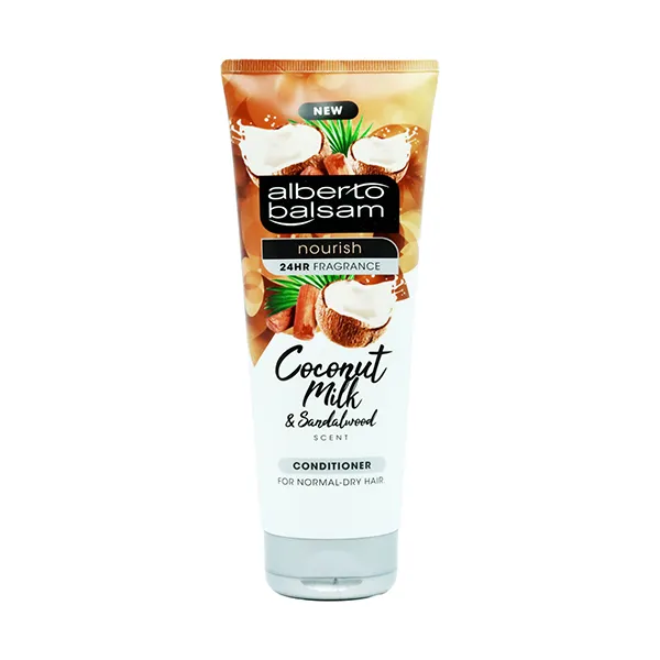 Alberto Balsam Conditioner Coconut Milk & Sandalwood 250ml – For Normal to Dry Hair