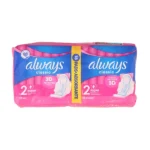 Always Classic 2 Super Sanitary Pads 18 Pack – 3D Protection Zones - Image 2