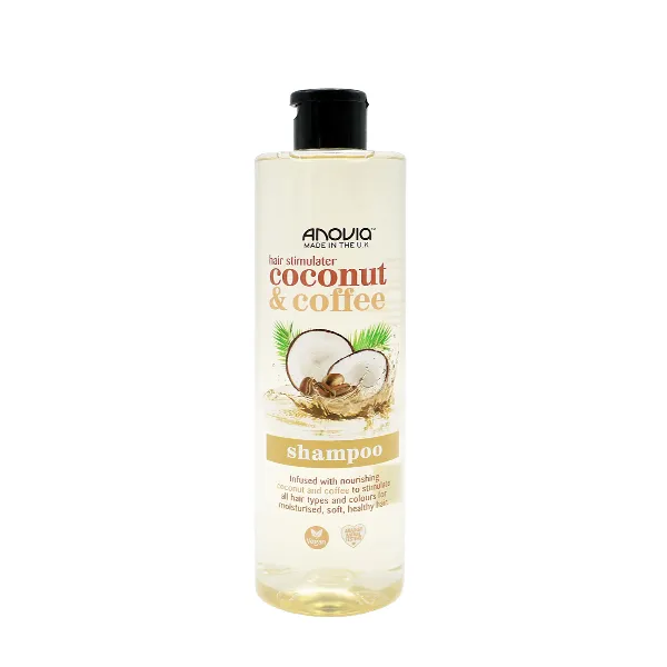 Anovia Coconut & Coffee Shampoo 415ml | Wholesale Bulk Toiletries for Charities & Outreach
