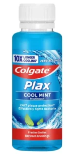 Colgate Plax Cool Mint Travel Mouthwash 100ml - Image 2