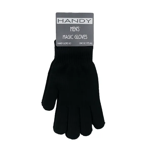 Men’s Magic Gloves Wholesale - Black | Bulk Discounted