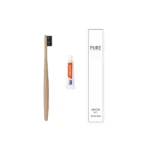 Pure Boxed Dental Kit - Plastic Free Toothbrush & Toothpaste