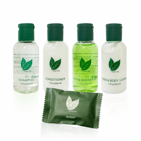 Travel Toiletries Set – Green Tea | 30ml Bottles