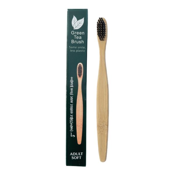 Green Tea Bamboo Toothbrush - Soft