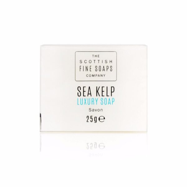 Sea Kelp Soap Rectangle Wrapped 25g | Luxurious Guest Soap for Hospitality