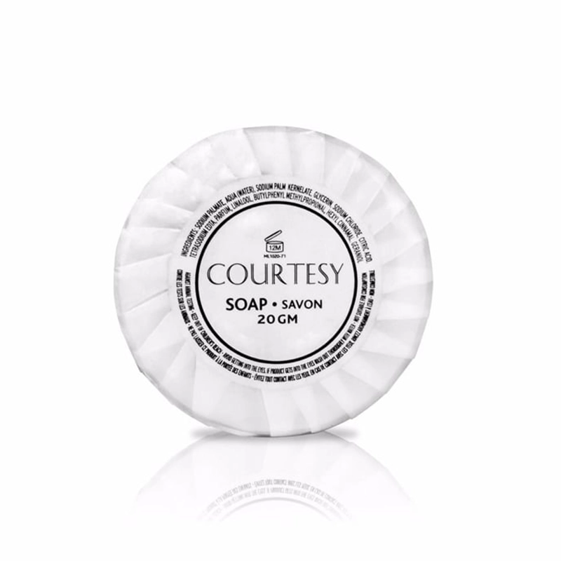 wp-image-toiletryexpress-568.webp Courtesy Soap Pleat-Wrap 20g - Image 1