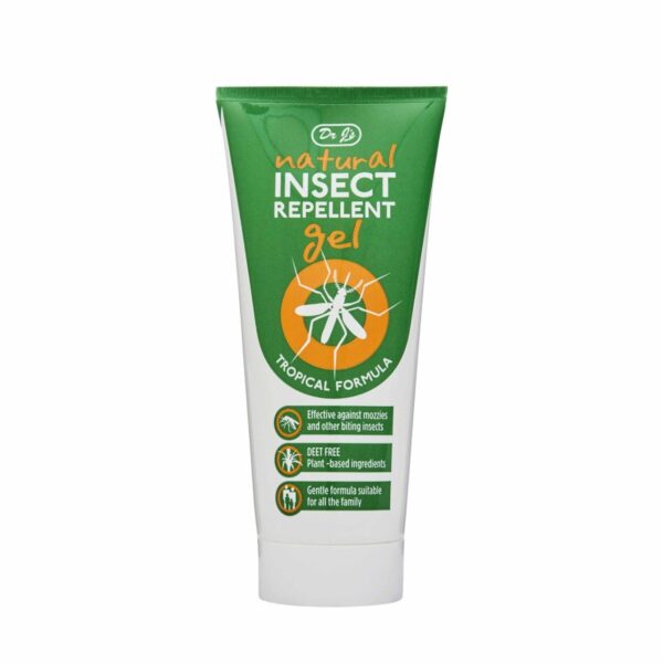 Dr J's Natural Insect Repellent Gel Tropical Formula 100ml – DEET-Free Protection