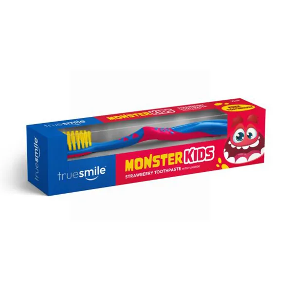 wp-image-toiletryexpress-691.webp True smile Kids Strawberry 75ml Toothpaste & Toothbrush Kit | Bulk Discounted - Image 1