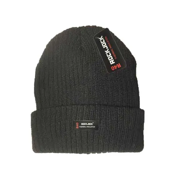 wp-image-toiletryexpress-880.webp RockJock Men’s Ribbed Thermal Hat – Men’s Thermal Hat - Image 1