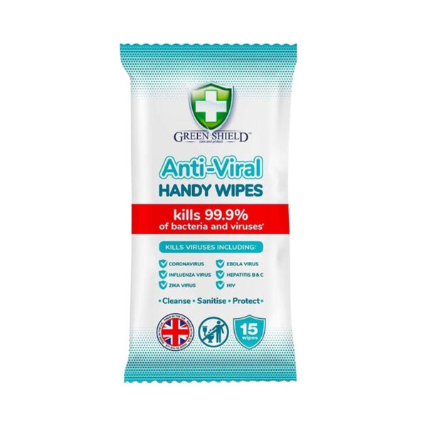 GreenShield Anti-Viral Handy Wipes