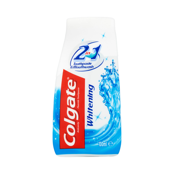wp-image-toiletryexpress-267.jpg Colgate 2 in 1 Whitening Toothpaste & Mouthwash 100ml - Image 1