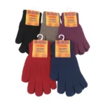 Ladies Thermal Gloves Wholesale - Assorted Colours |Bulk Discounted