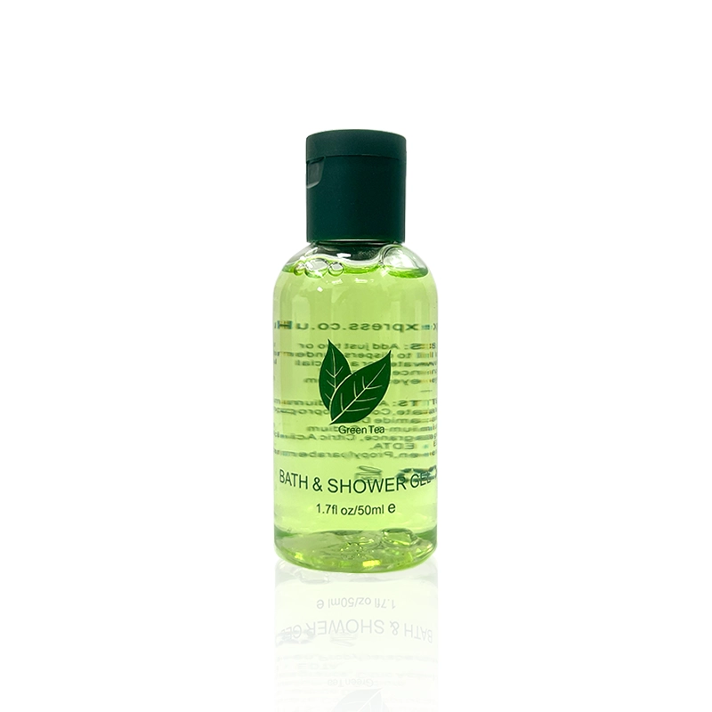 wp-image-toiletryexpress-616.webp Green Tea Bath & Shower Gel 50ml | Bulk Toiletries for Charities & Hygiene - Image 1