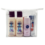 Women’s Toiletry Bag – Nivea Mini Set with Aussie Mini Shampoo - Image 3
