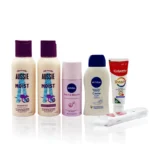 Women’s Toiletry Bag – Nivea Mini Set with Aussie Mini Shampoo - Image 2