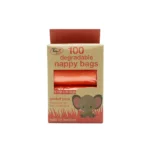 Tidyz Degradable Nappy Bags Pocket – 100 Pack - Image 2