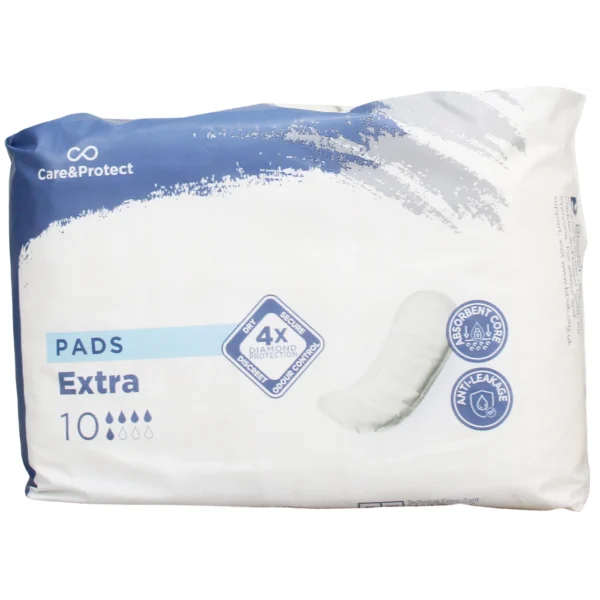 Interlude Care & Protect Incontinence Pads Extra - 10 Pack