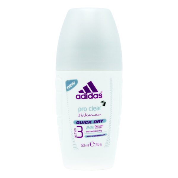 ADIDAS PRO CLEAR FOR WOMEN ROLL-ON 50ML | Discounted Wholesale